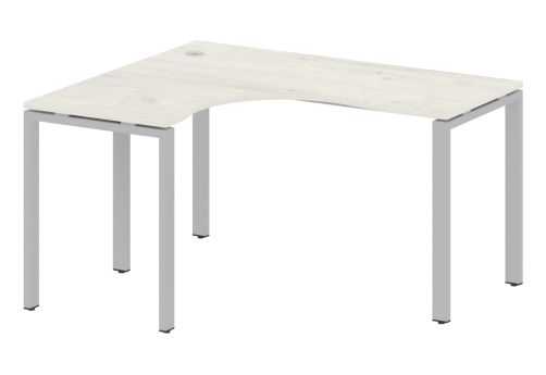 Стол эргономичный левый, цвет дуб новара