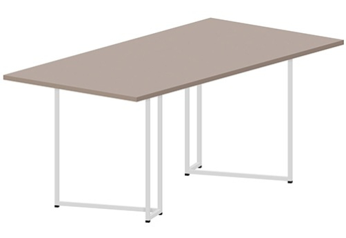 Стол для переговоров Мейлон, цвет тортора + белый