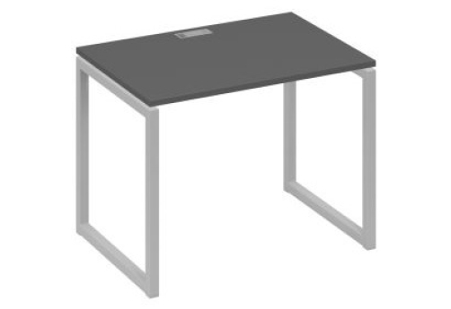 Стол письменный Мира Одри, цвет антрацит премиум + серый