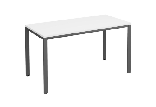 Стол письменный на металлокаркасе Прайм Металл 25, цвет белый + антрацит