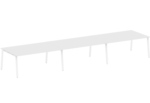 Стол для переговоров (3 столешницы), цвет белый