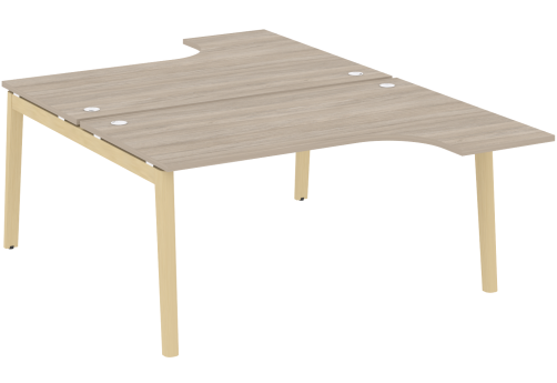 Рабочая станция эргономичная, цвет дуб аттик