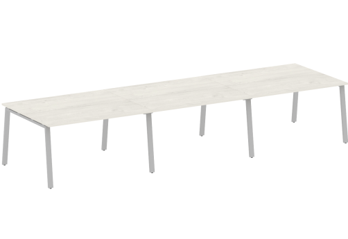 Стол для переговоров (3 столешницы), цвет дуб новара