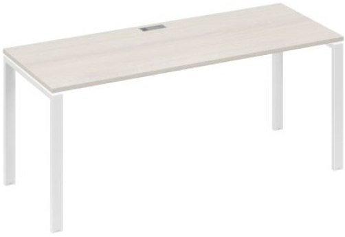 Стол письменный Мира Нумо, цвет дуб шамони + белый