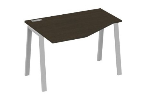 Стол эргономичный левый Мира Трио, цвет венге + серый