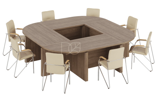 Стол для переговоров, цвет вяз