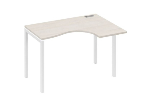 Стол эргономичный правый Классика Мира Лофт, цвет дуб шамони + белый