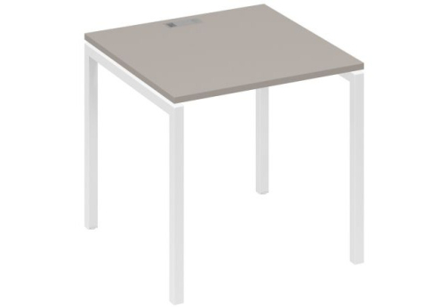 Стол письменный Мира Лофт, цвет мокко премиум + белый