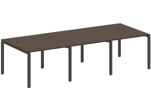 Стол для переговоров (3 столешницы), цвет венге