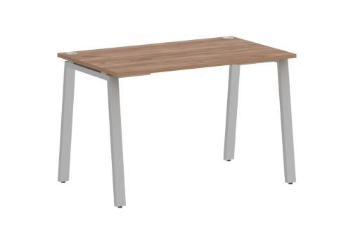 Стол письменный, цвет дуб табак + серый