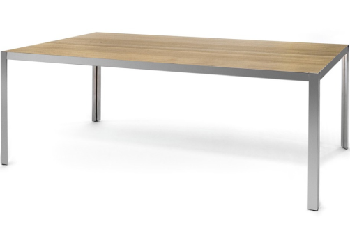 Стол письменный, цвет эвкалипт светлый + хром