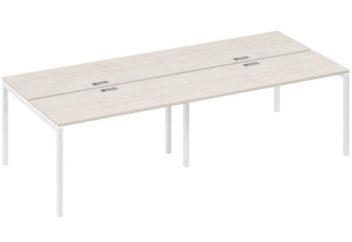 Рабочая станция 4х140 Мира Лофт, цвет дуб шамони + белый