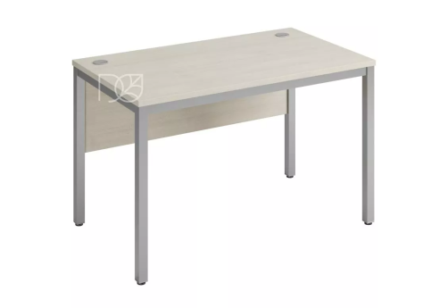 Стол прямой (экран - ДСП), цвет шамони светлый