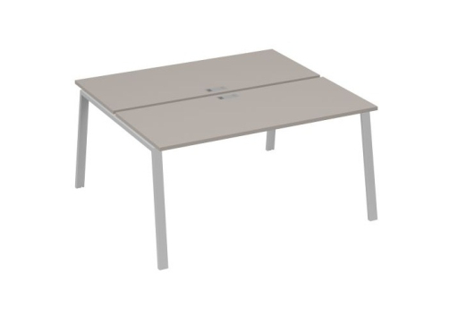 Рабочая станция 2х160 Мира Трио, цвет мокко премиум + серый