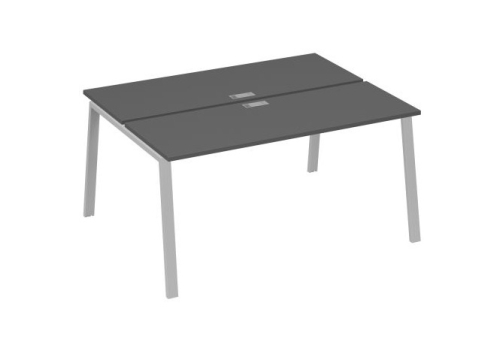 Рабочая станция 2х160 Мира Трио, цвет антрацит премиум + серый