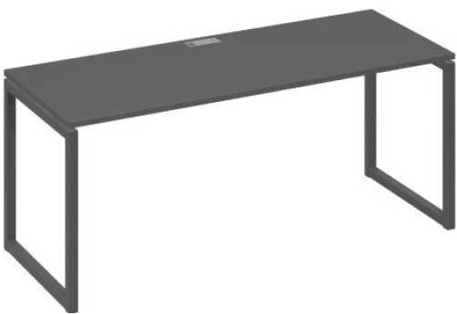 Стол письменный Мира Одри, цвет антрацит премиум + антрацит