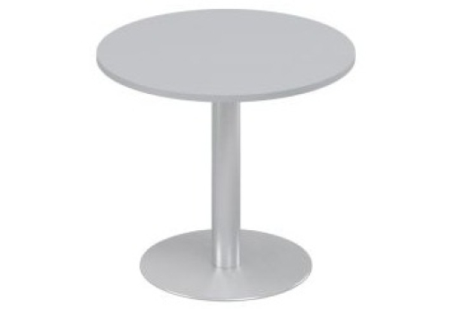 Стол для переговоров круглый Мира Одри, цвет серый + серый