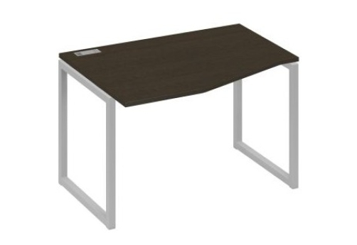 Стол эргономичный левый Мира Одри, цвет венге + серый