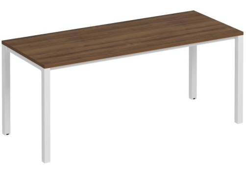 Стол письменный Прайм Металл 50, цвет орех + белый