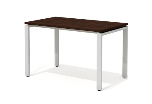 Стол рабочий прямой Некста Металл, цвет венге