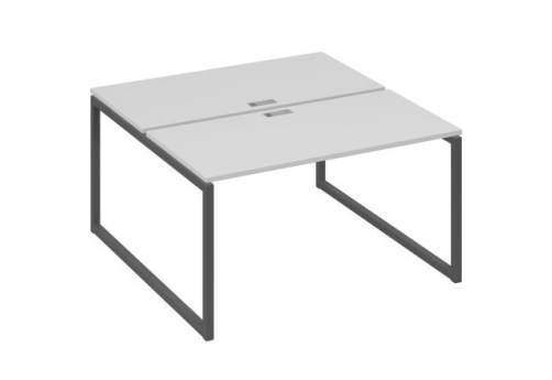 Рабочая станция (2х140) Мира Одри, цвет серый + антрацит