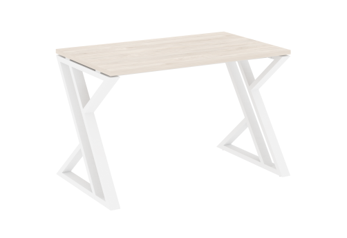 Стол рабочий Европа, цвет денвер светлый + белый