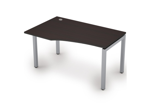 Стол криволинейный левый Деко Тренд, цвет венге