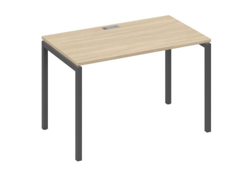 Стол письменный Мира Лофт, цвет дуб скандинавский + антрацит