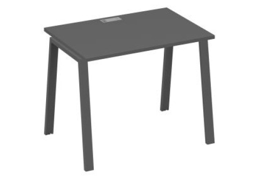 Стол письменный Мира Трио, цвет антрацит премиум + антрацит