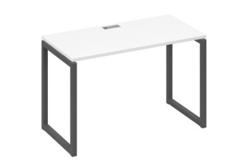 Стол письменный Мира Одри, цвет белый премиум + антрацит