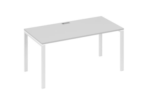 Стол письменный Мира Нумо, цвет серый + белый