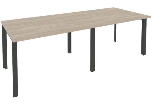 Стол для переговоров (2 столешницы), цвет дуб аттик