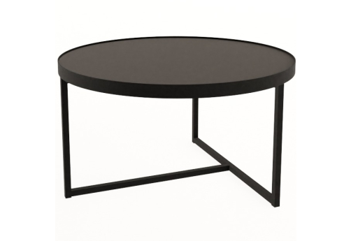 Стол журнальный круглый Винси 2, цвет графит