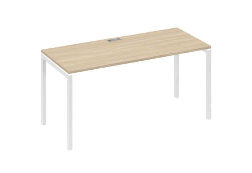 Стол письменный Мира Лофт, цвет дуб скандинавский + белый