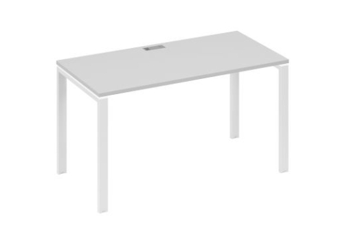 Стол письменный Мира Нумо, цвет серый + белый
