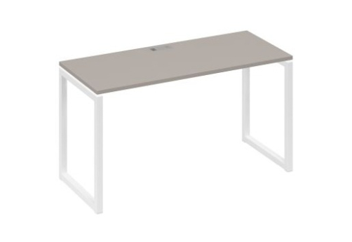 Стол письменный Мира Одри, цвет мокко премиум + белый