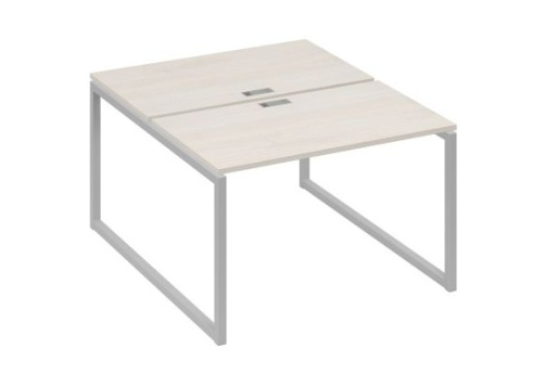 Рабочая станция (2х120) Мира Одри, цвет дуб шамони + серый