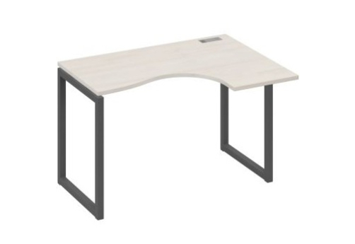 Стол эргономичный правый Мира Одри, цвет дуб шамони + антрацит