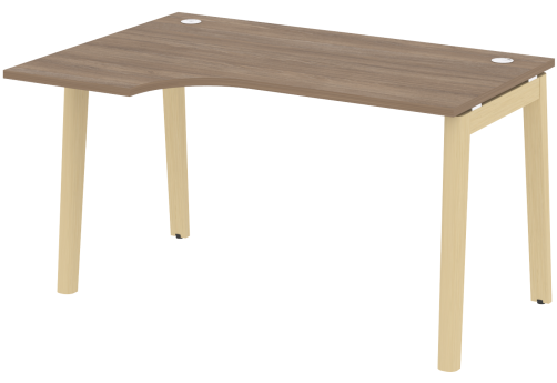 Стол эргономичный левый, цвет дуб аризона