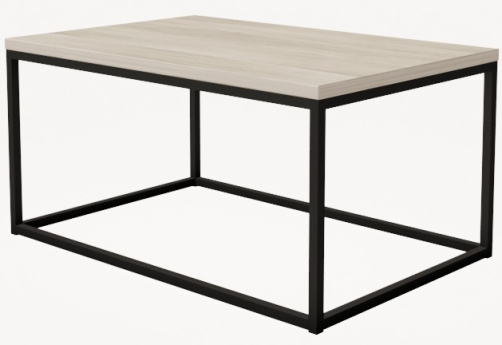 Стол журнальный прямоугольный Винси 1, цвет слоновая кость