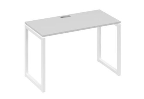 Стол письменный Мира Одри, цвет серый + белый