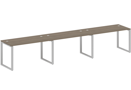 Стол на 3 рабочих места, цвет вяз