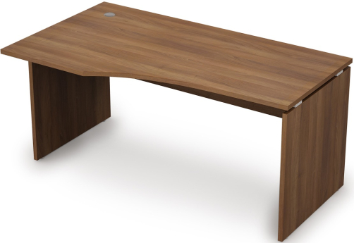 Стол криволинейный левый Деко, цвет шамони темный