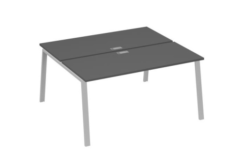 Рабочая станция 2х160 Мира Трио, цвет антрацит премиум + серый