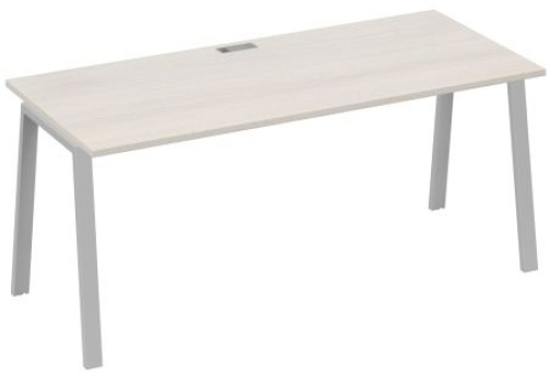Стол письменный Мира Трио, цвет дуб шамони + серый