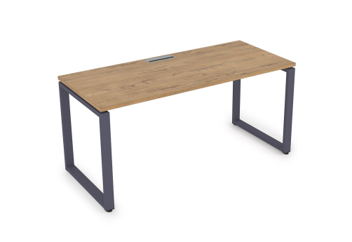 Стол рабочий Оскар Персонал, цвет тиковое дерево