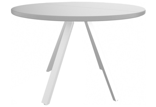 Стол для переговоров круглый, цвет белый