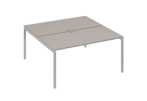 Рабочая станция 2х160 Мира Лофт, цвет мокко премиум + серый