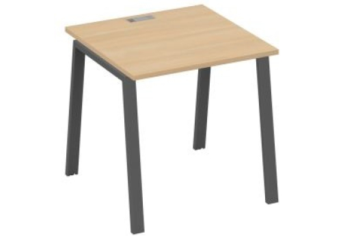 Стол письменный Мира Трио, цвет натуральный дуб + антрацит