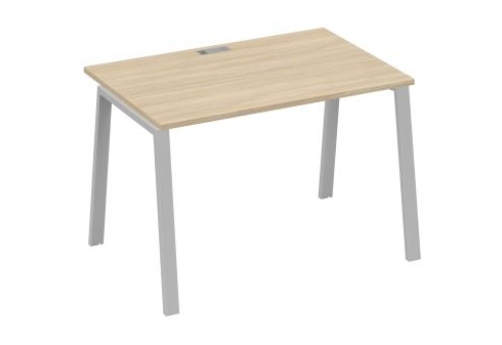 Стол письменный Мира Трио, цвет дуб скандинавский + серый